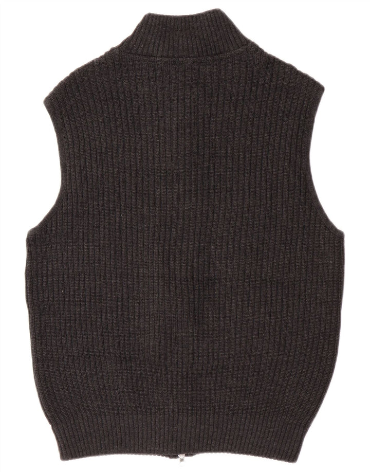 Bramante Herre Cardigan Sweater Medium Grey Virgin Wool