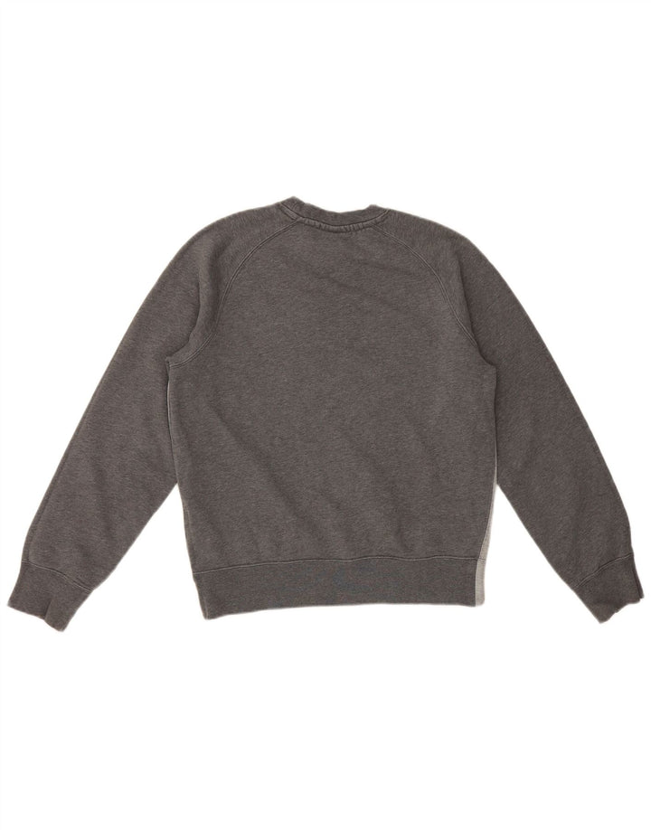 Nike Sweatshirt til mænd, lille grå farveblok bomuld