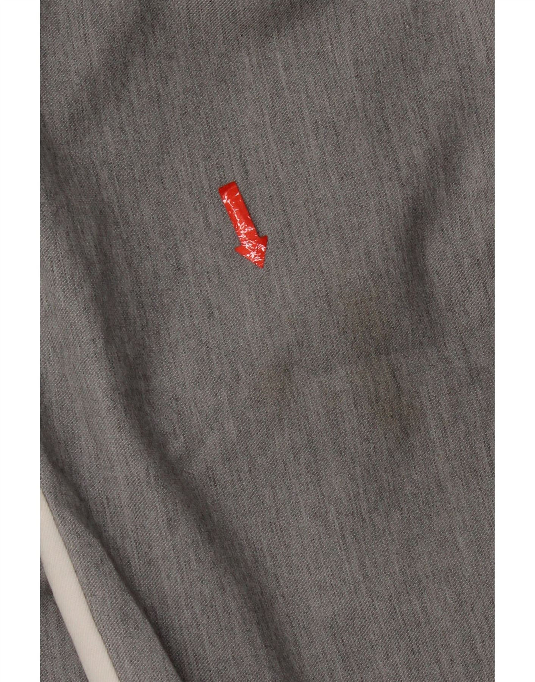 Zara koniske chinosbukser til kvinder Large W32 L26 Grå Colourblock Polyester