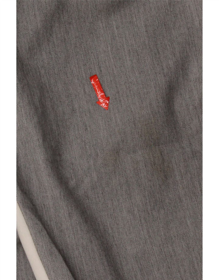 Zara koniske chinosbukser til kvinder Large W32 L26 Grå Colourblock Polyester