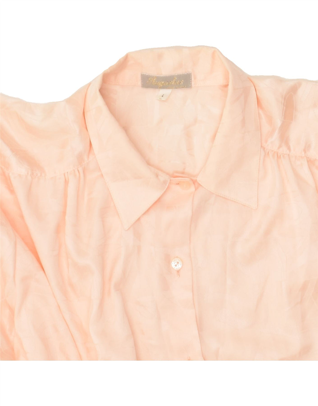 VINTAGE Womens Shirt UK 16 Large Pink Viscose | Vintage Vintage | Thrift | Second-Hand Vintage | Used Clothing | Messina Hembry 