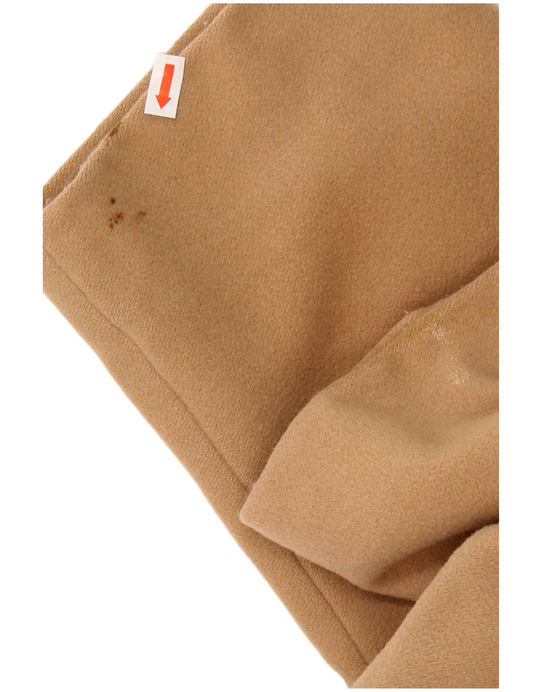GOLDIX Womens Overcoat UK 14 Large  Beige Wool