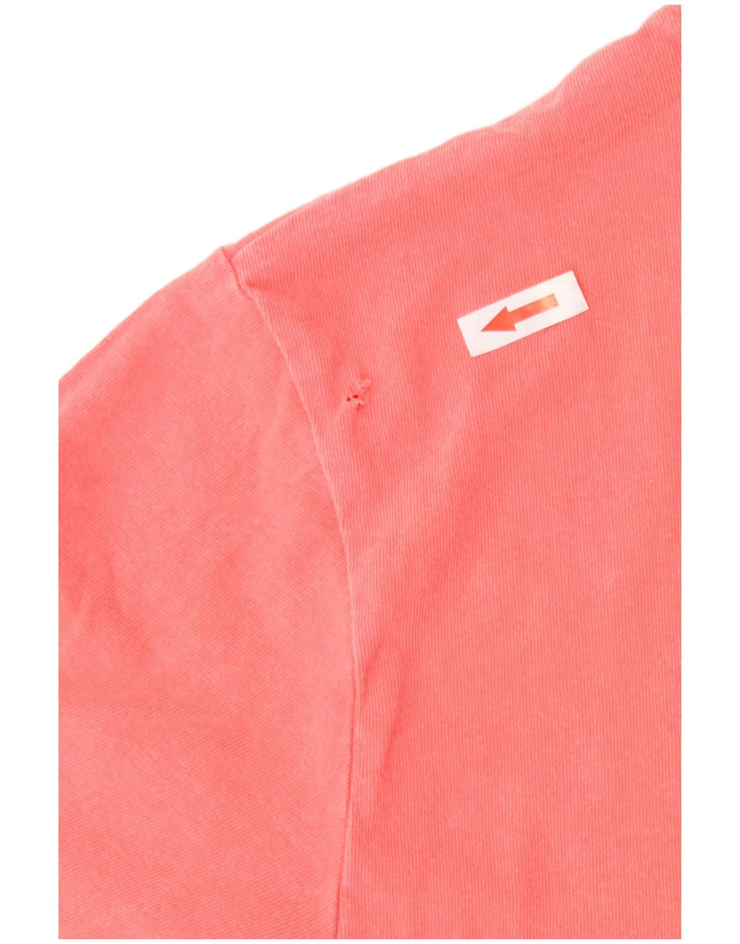 Tommy Hilfiger Dame Crop Grafisk T-Shirt Top Medium Pink Bomuld