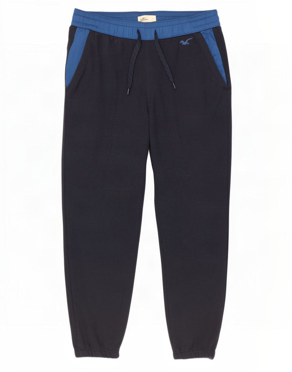 Hollister Træningsdragt til mænd Joggers Small Navy Blue Colourblock