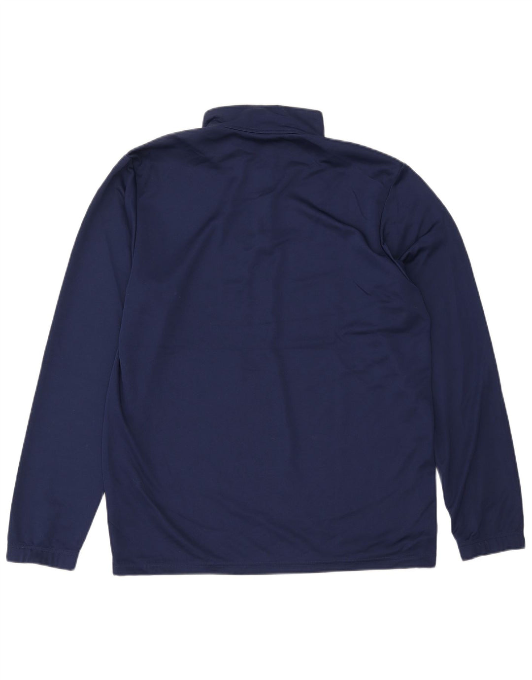 Adidas Herre Aeroready Zip Neck Pullover Træningsdragt Top Large Navy Blue