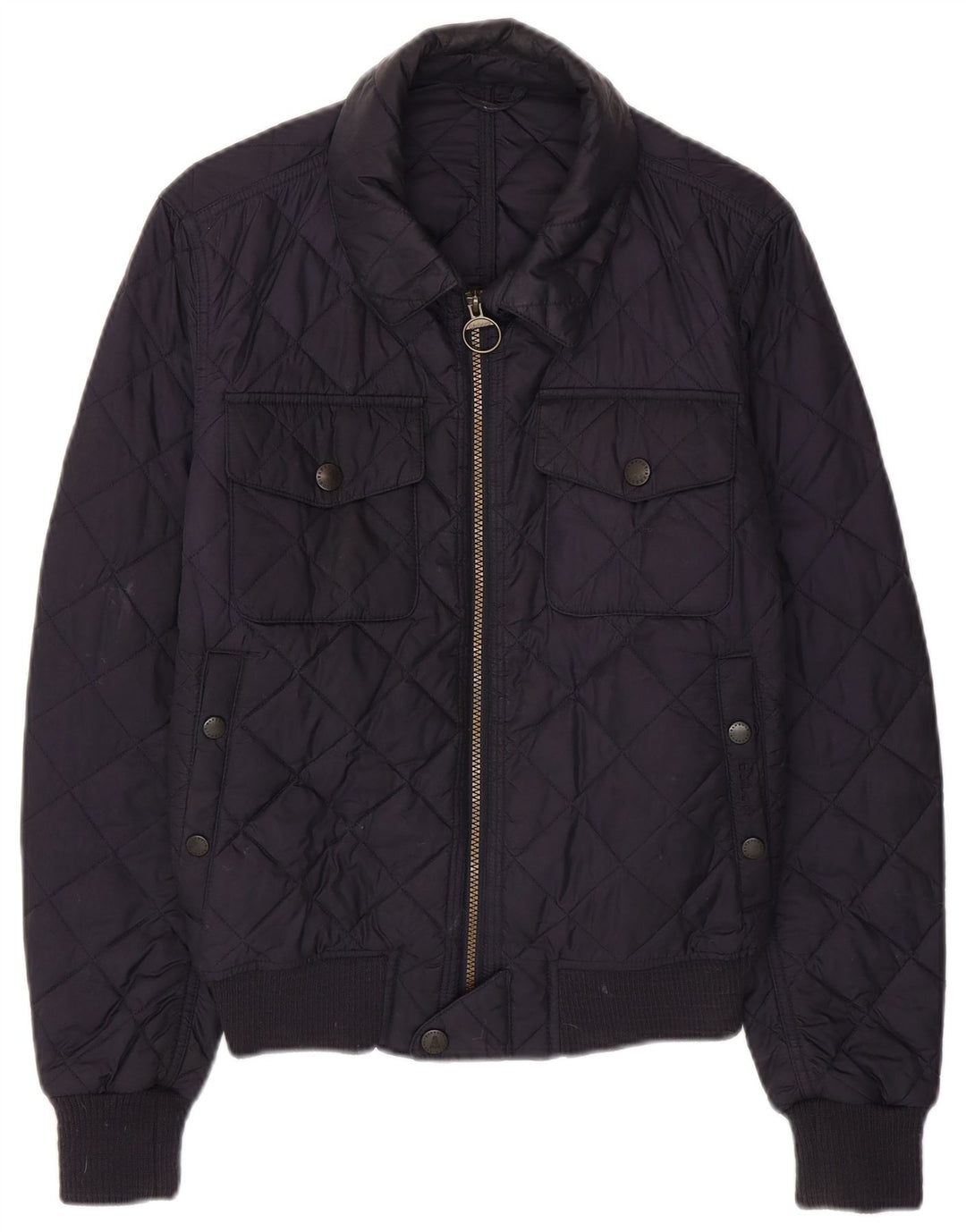 Barbour Herre quiltet jakke UK 36 Lille marineblå polyamid