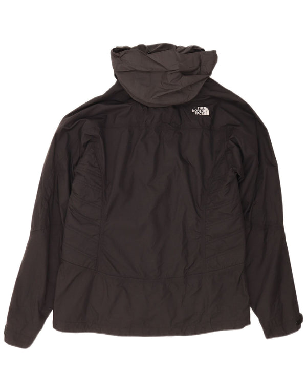The North Face Dame Hooded Windbreaker Jacket UK 14 Medium Black Nylon