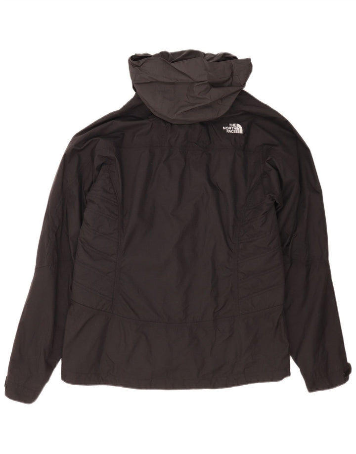 The North Face Dame Hooded Windbreaker Jacket UK 14 Medium Black Nylon