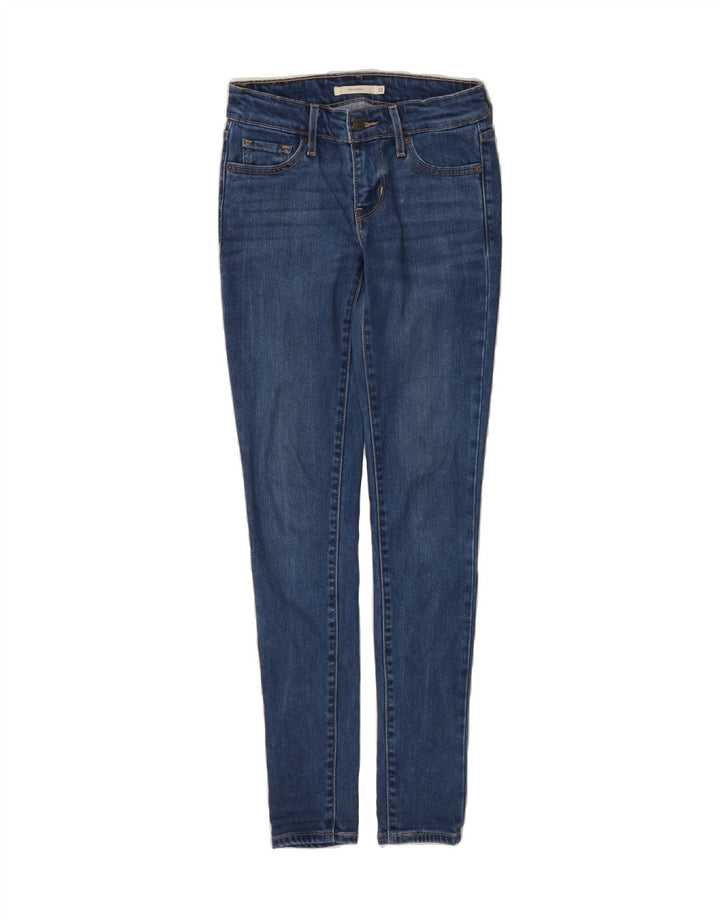 LEVI'S Womens 711 Skinny Jeans W23 L30 Blue Cotton Vintage Levi's and Second-Hand Levi's from Messina Hembry 