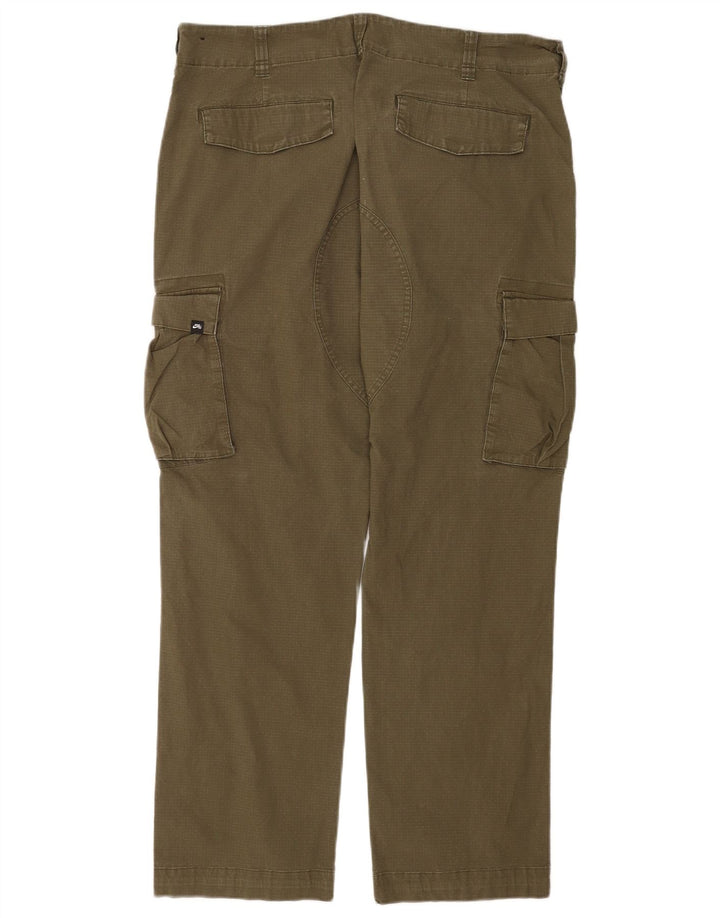 Nike Straight Cargo-bukser til mænd W36 L27 Grøn bomuld
