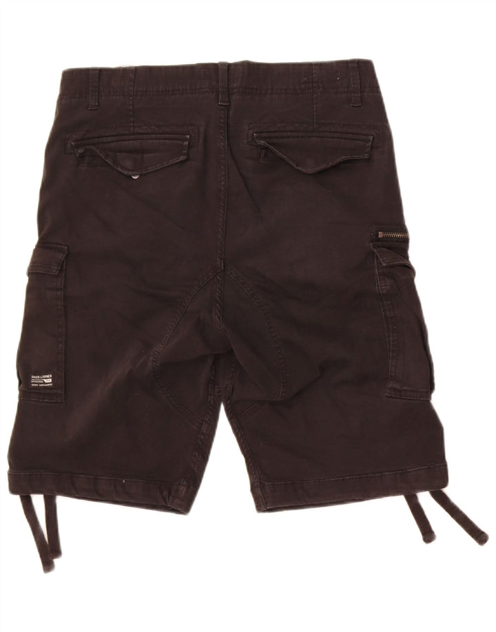 Jack & Jones Herre Cargo Shorts Medium W32 Sort Bomuld