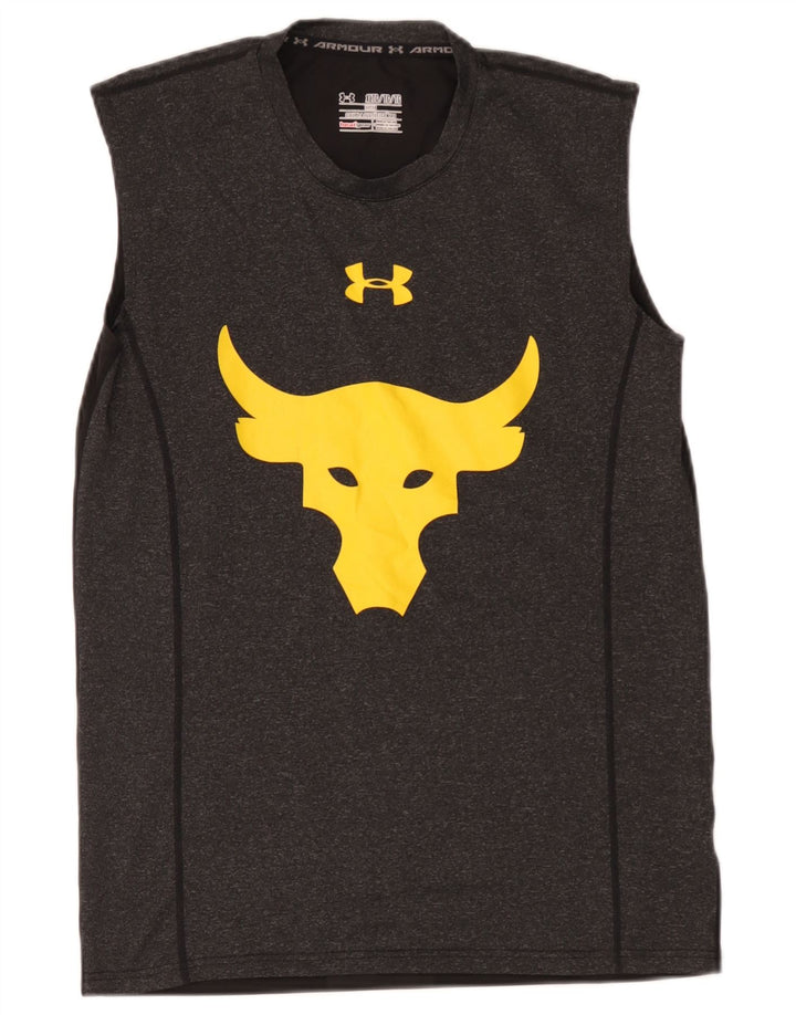 Under Armour Herre Project Rock Brahma Bull Grafisk Vest Top XL Grå