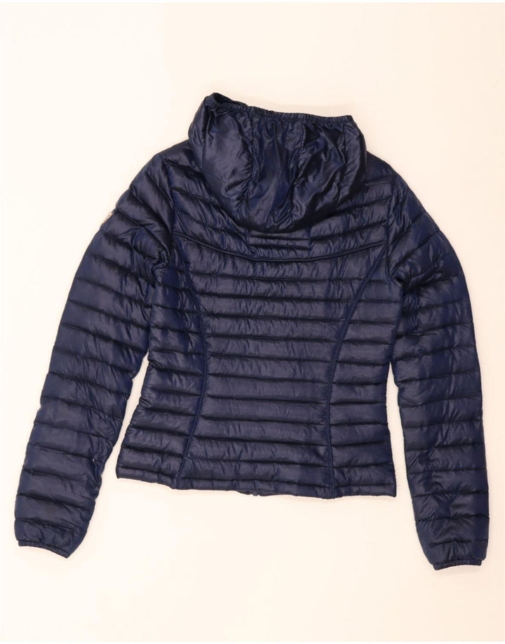 Guess hættejakke til kvinder UK 6 XS marineblå polyester