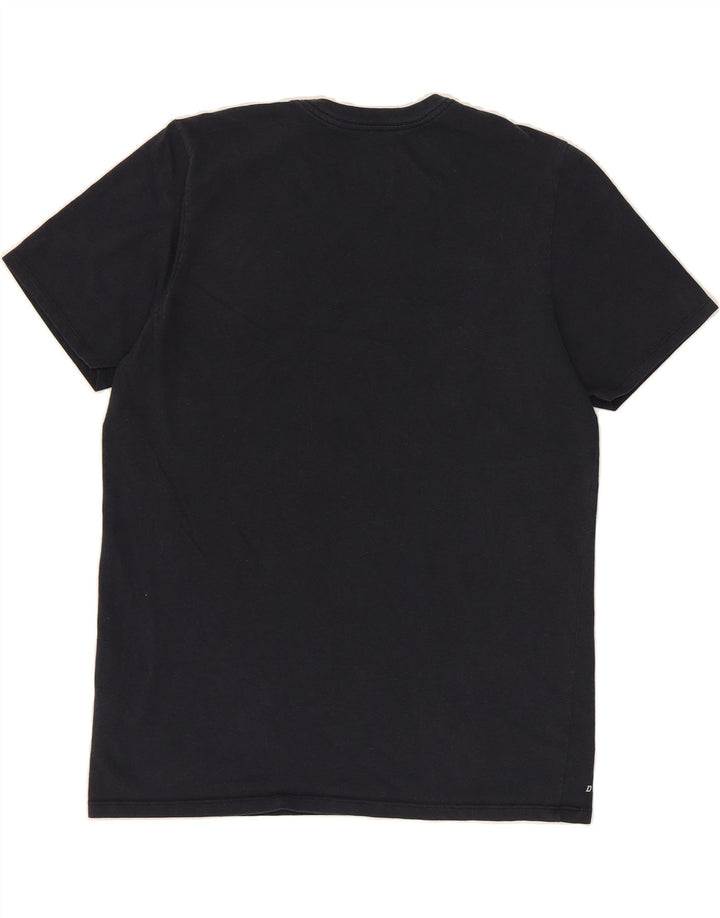 NIKE Mens Athletic Cut T-Shirt Top Large Navy Blue Cotton Vintage Nike and Second-Hand Nike from Messina Hembry 