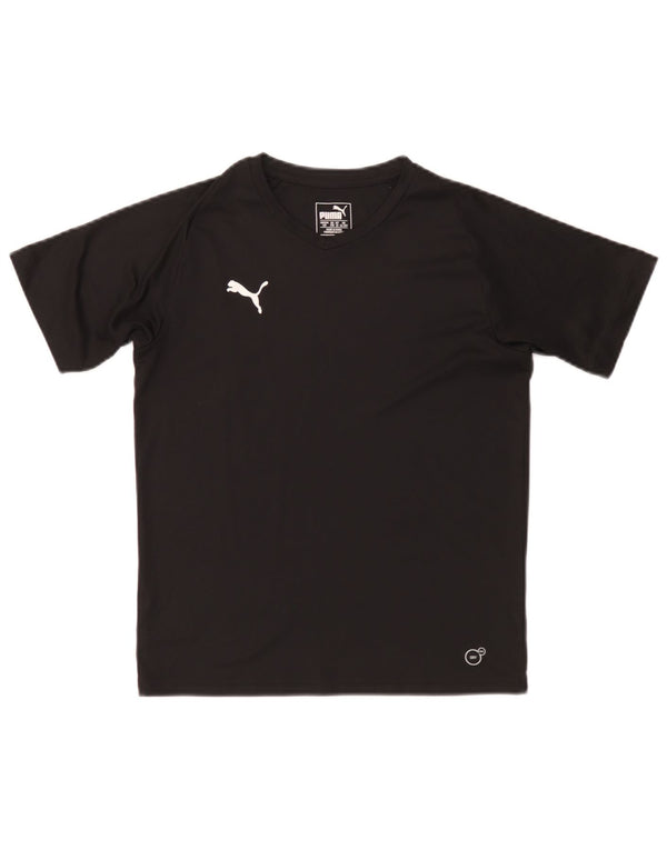 Puma Boys T-Shirt Top 11-12 År Sort Polyester