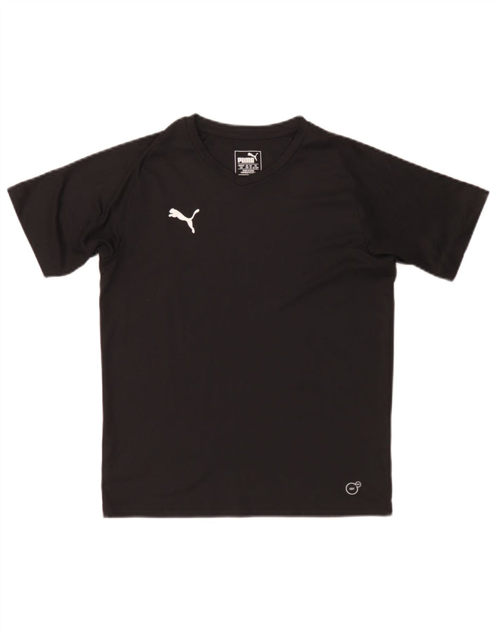 Puma Boys T-Shirt Top 11-12 År Sort Polyester