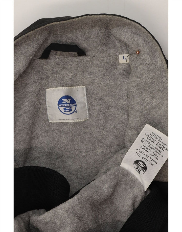 NORTH SAILS Bomberjakke til mænd UK 40 Stor Sort Polyamid