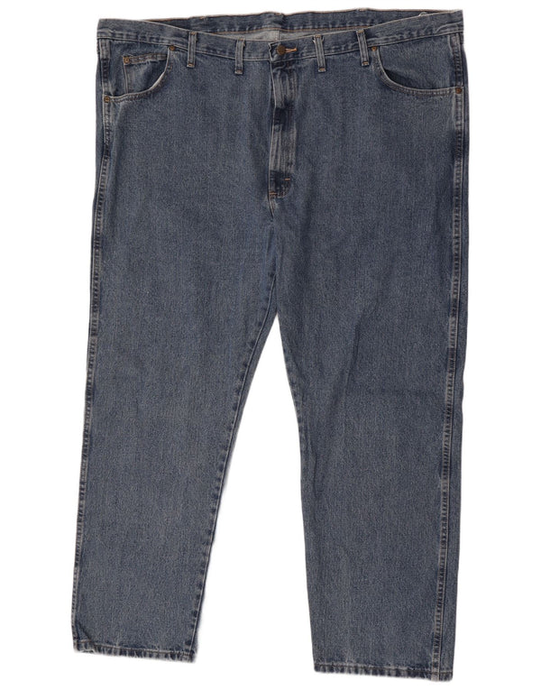 Wrangler Mens Straight Jeans W52 L32 Blue
