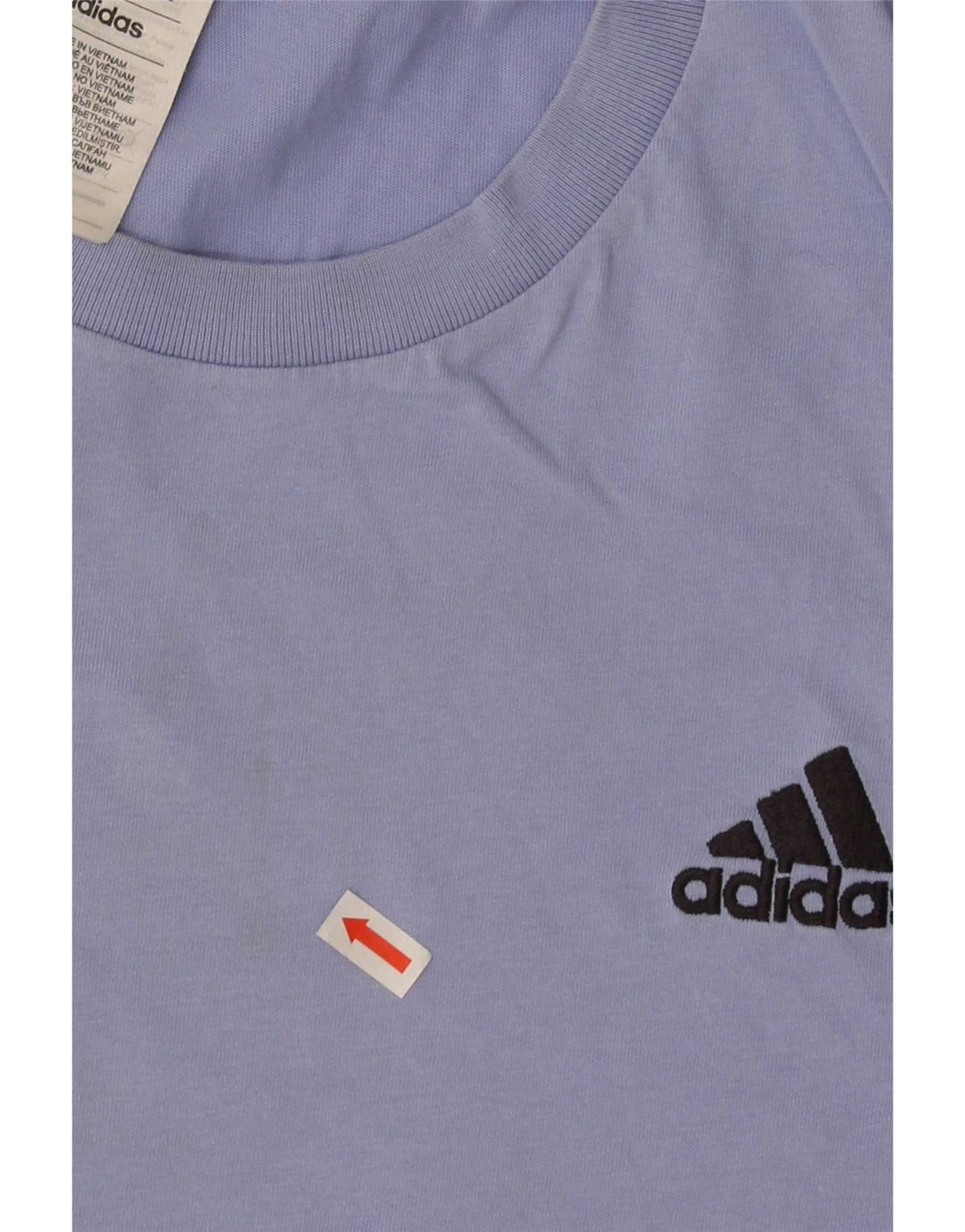 Adidas Herre T-Shirt Top Stor Blå Bomuld
