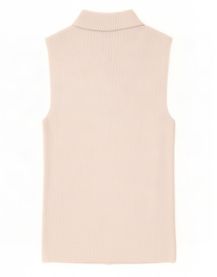 Zara Damevest Top UK 8 Small Grey Viscose