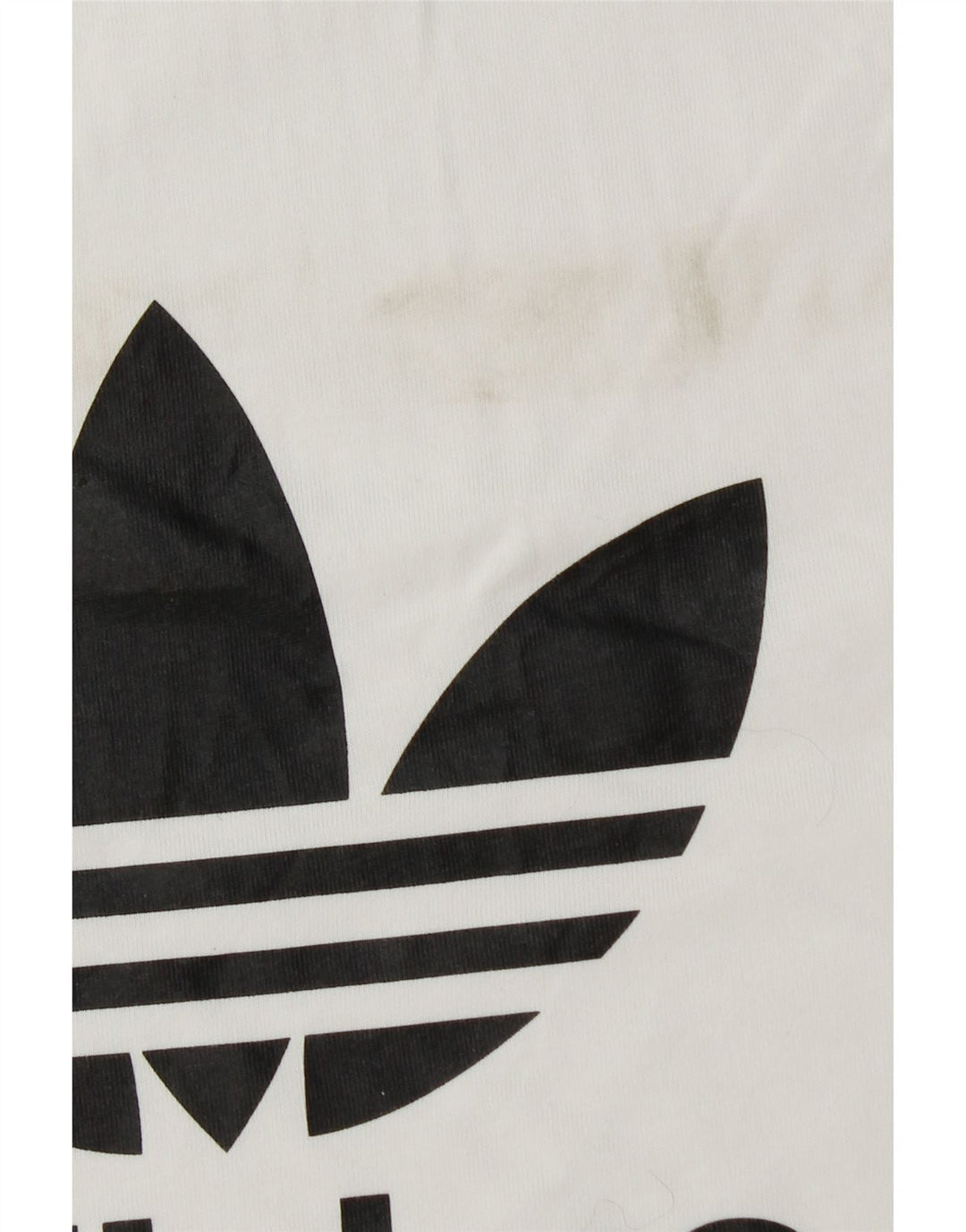 Adidas Grafisk T-shirt top til mænd, lille hvid bomuld
