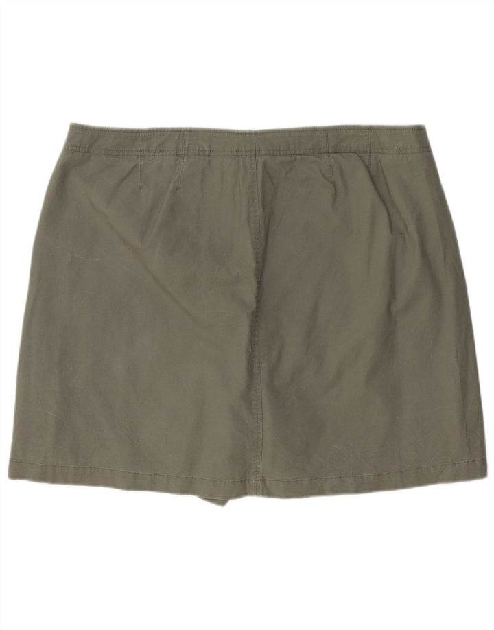 DOCKERS Dame Skort US 18 2XL Khaki Bomuld