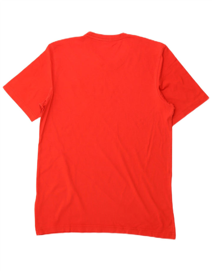 ADIDAS Mens Graphic T-Shirt Top Large Red Cotton