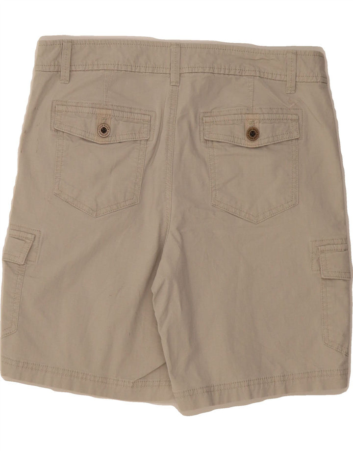 EDDIE BAUER Womens Cargo Shorts US 6 Medium W32  Beige Cotton Vintage Eddie Bauer and Second-Hand Eddie Bauer from Messina Hembry 