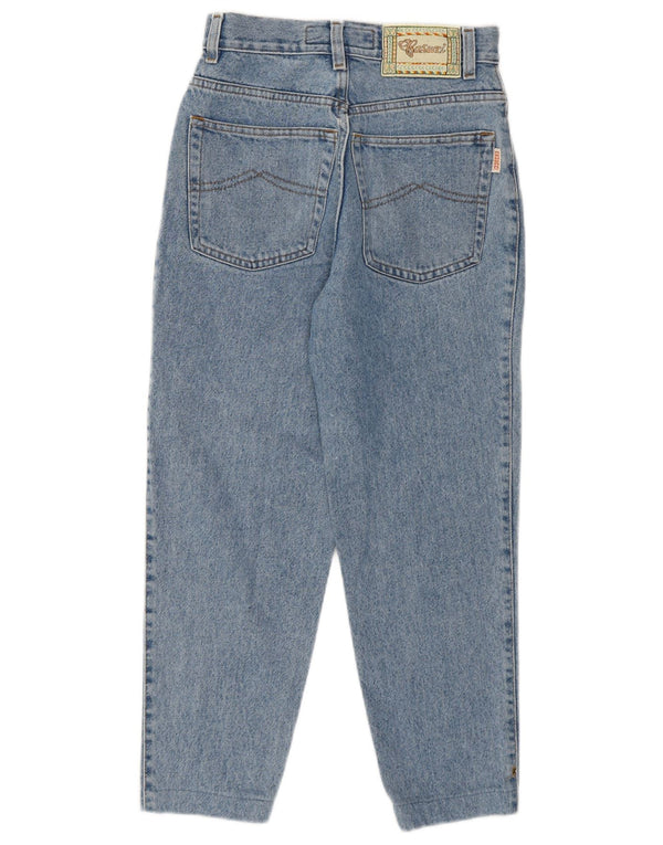 CASUCCI Dame Crop Højtaljede Jeans IT 42 Medium W26 L23 Blå