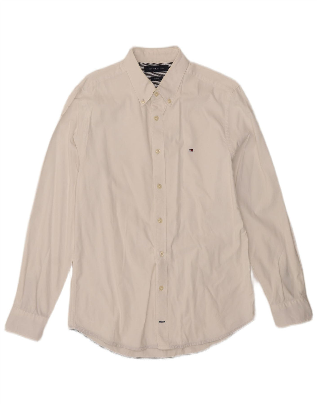 Tommy Hilfiger Herre Slim Fit skjorte Medium White