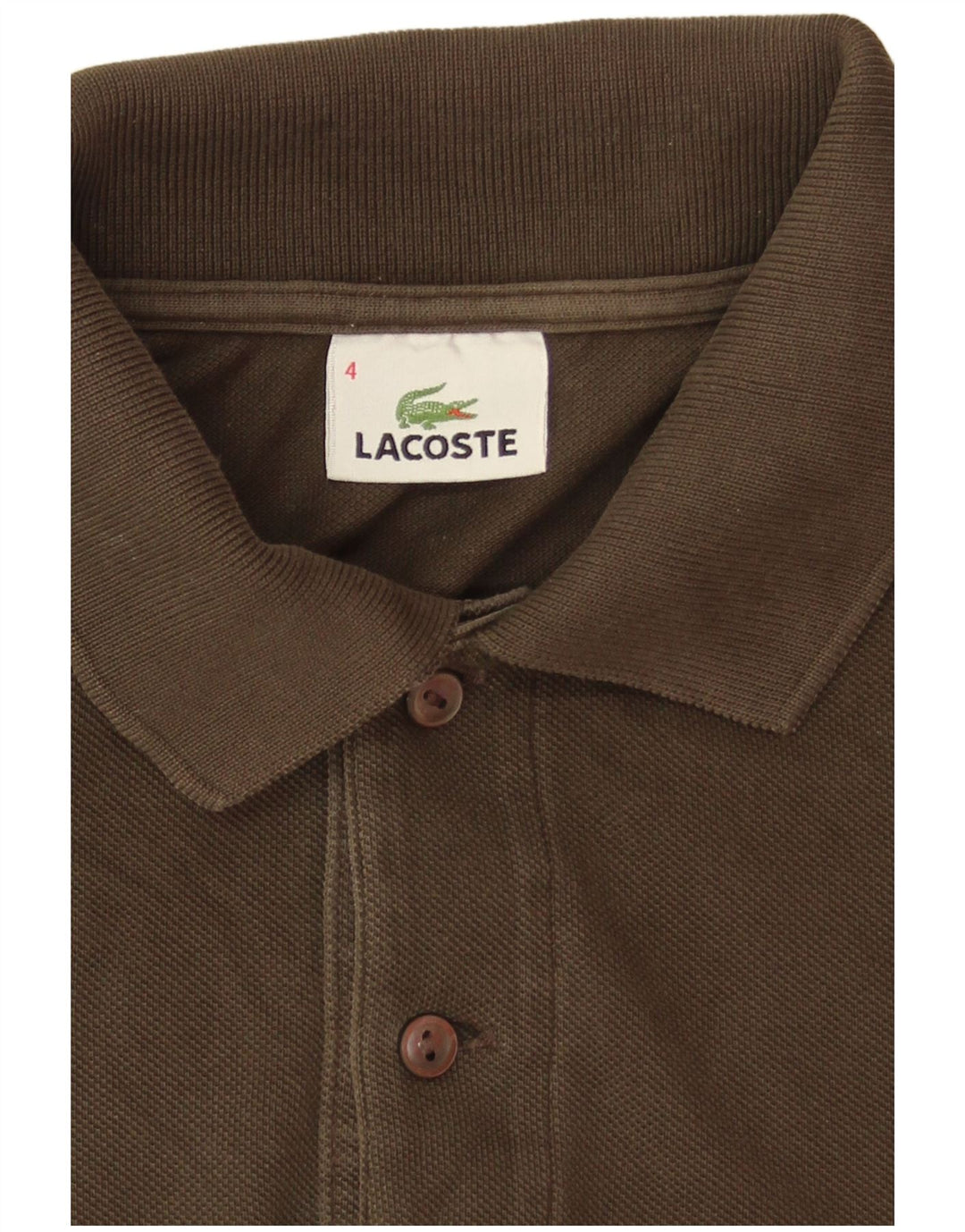 Lacoste herre poloskjorte str. 4 Medium Khaki Bomuld