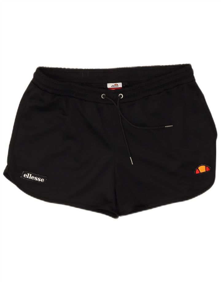 Ellesse Womens Sports Shorts UK 16 Large Black Polyester