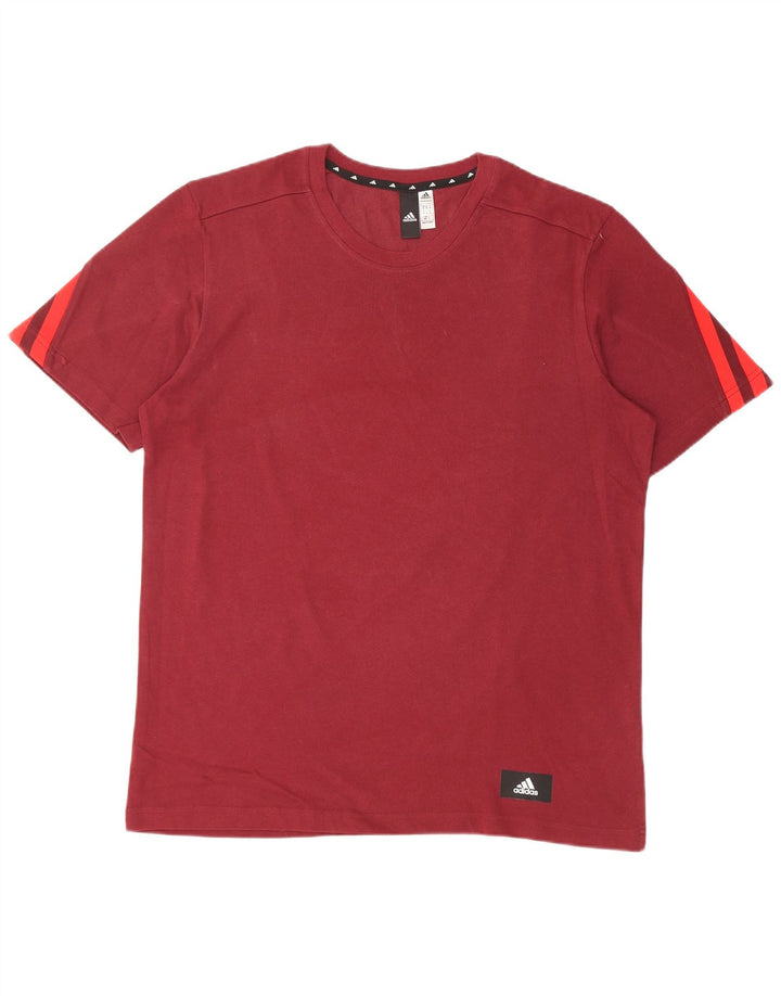 ADIDAS Herre Primegreen T-Shirt Top Medium rødbrun bomuld