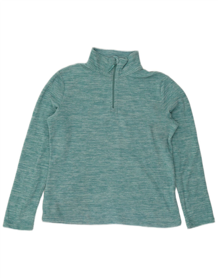 Mountain Warehouse Dame Fleece Jumper UK 12 Medium Turkis Flecked