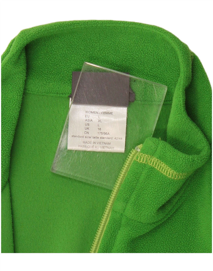 JACK WOLFSKIN Fleecejakke til kvinder UK 16 Large Green