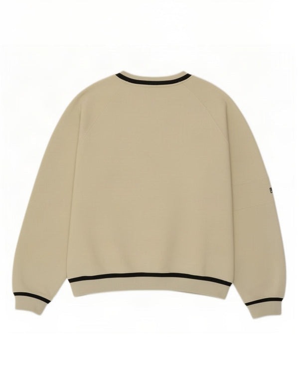 Fila Herre Sweatshirt Jumper XL Beige Polyester
