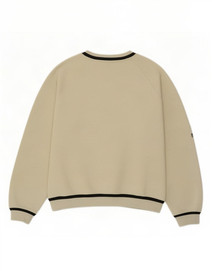 Fila Herre Sweatshirt Jumper XL Beige Polyester