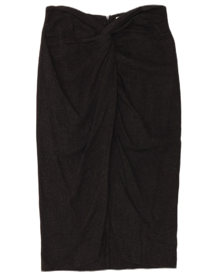 Zara Pencil Nederdel Medium W30 sort viskose til kvinder