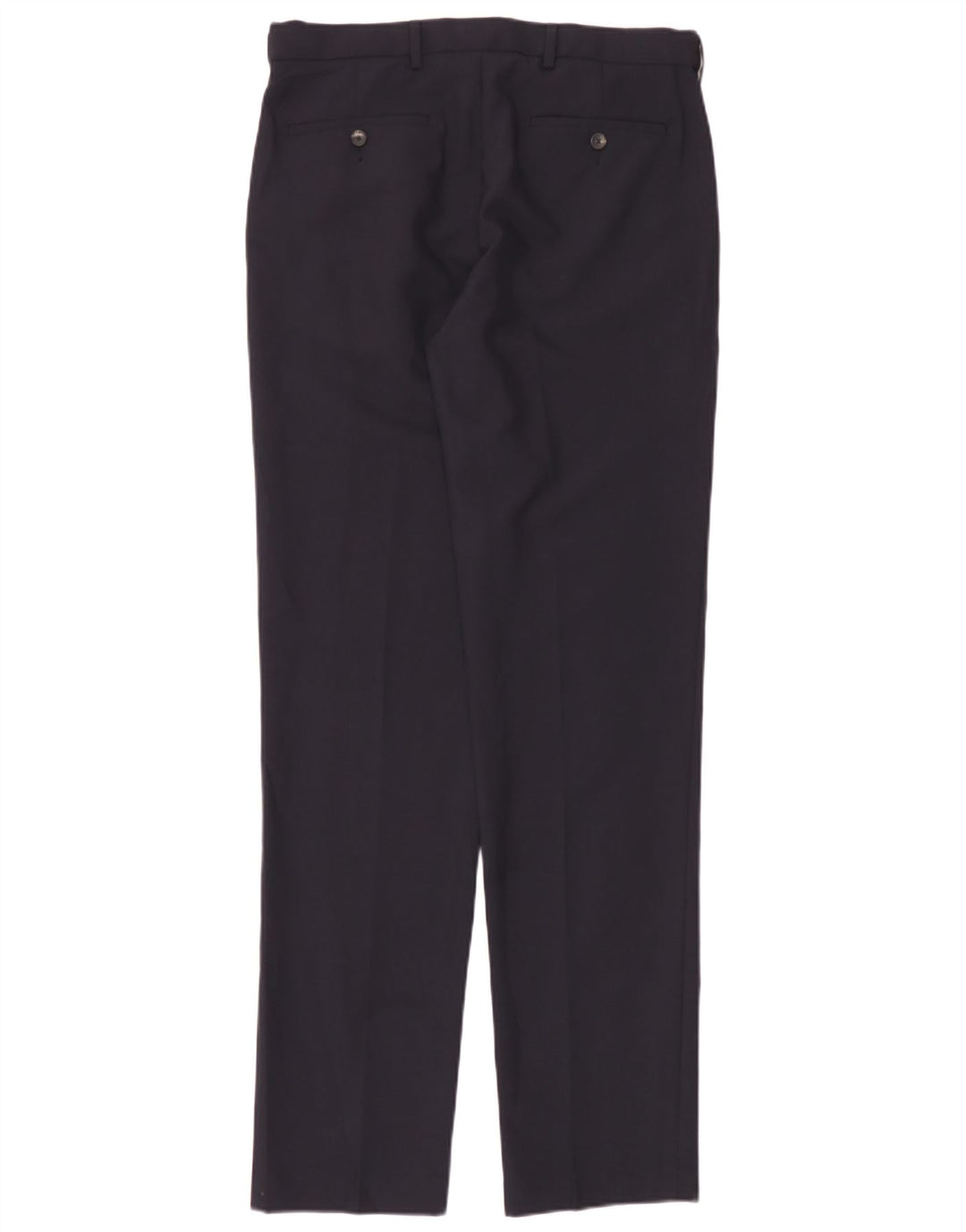 Marks & Spencer Herre Regular Fit Chinobukser W32 L35 Marineblå polyester