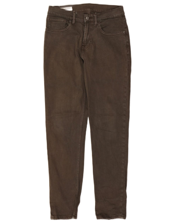 Zara Herre Tapered Jeans EU 40 Medium W31 L31 Brun