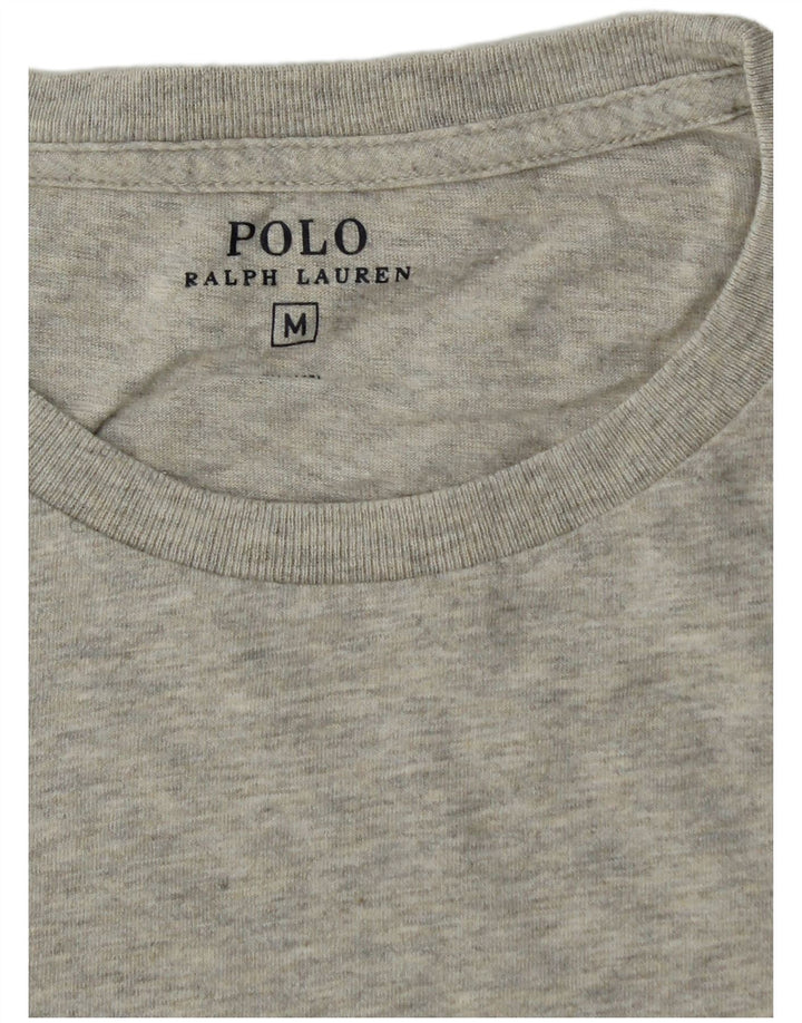 Polo Ralph Lauren Herre T-shirt Top Medium Grey Flecked