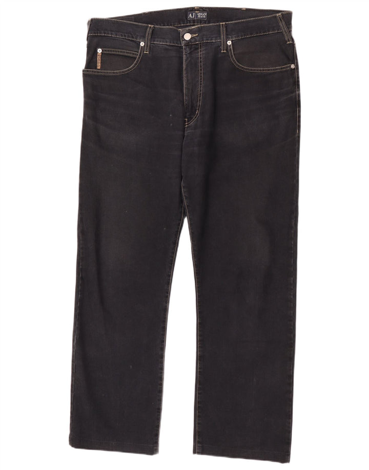 Armani Straight Jeans til mænd W38 L29 Marineblå Bomuld