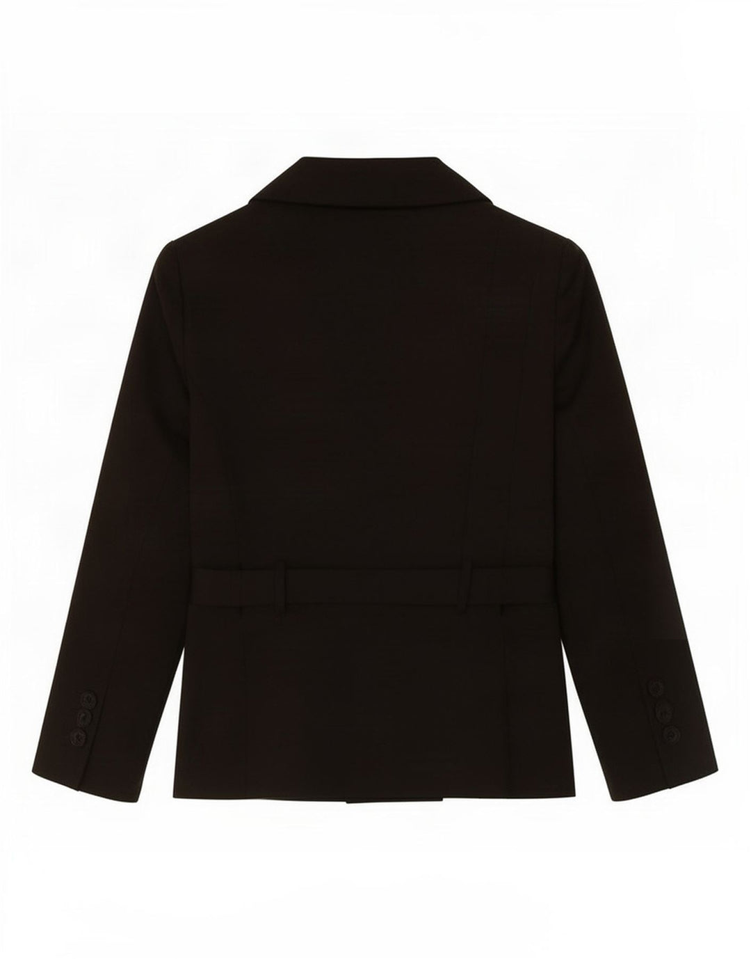 Zara Dame Blazer Jacket UK 18 XL Sort Polyester