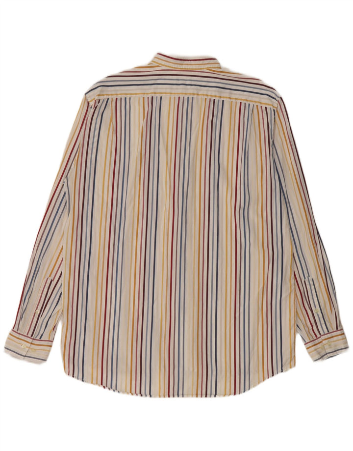 LACOSTE Herreskjorte str. 42 Stor flerfarvet stribet bomuld