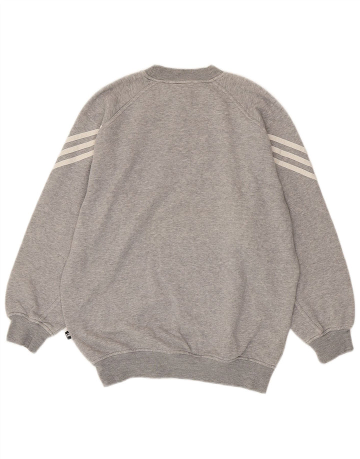 Adidas Boys Sweatshirt Jumper 13-14 år Grå Bomuld