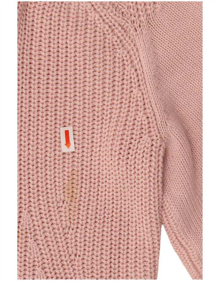 Marks & Spencer Dame sweater med rund hals DK 14 Medium Pink Bomuld