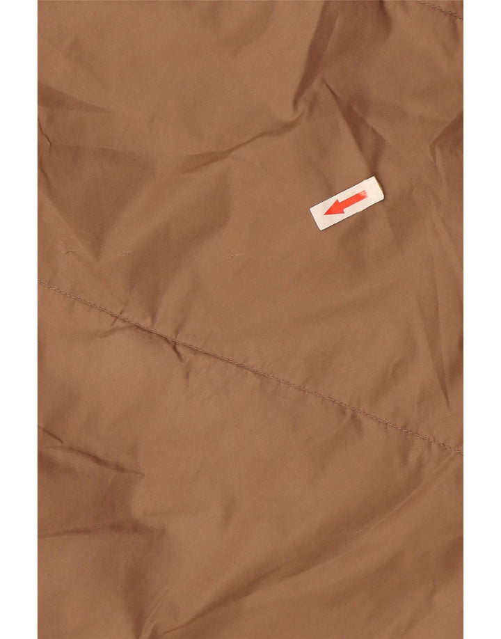 Zara Dame Oversized Hooded Polstret Frakke UK 10 Small Beige