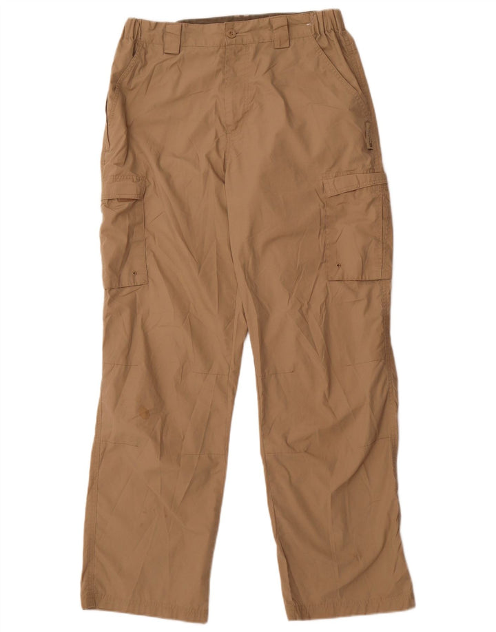 Mountain Warehouse Herre Straight Cargo Bukser W32 L29 Beige Polyester