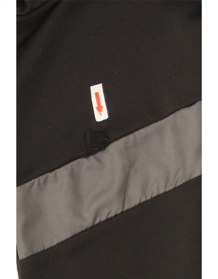 Adidas Træningsdragtsbukser til kvinder UK 12 Medium Sort Colourblock Polyester