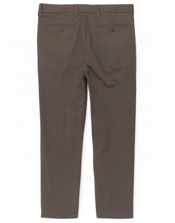 Marks & Spencer Herre Blue Harbor Tapered Chino Bukser W36 L29 Grå